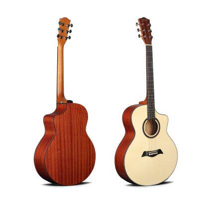 High quality plywood acoustic guitar 40 inch OEM guitar made in China for sale