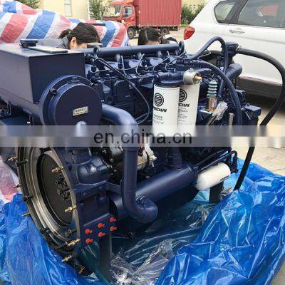 6 Cylinder 105kw/1800rpm Water Cooling WP6C142-18 Inboard Diesel Marine Engine photo-3