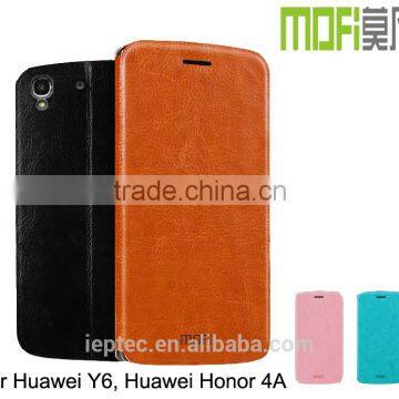 MOFi Case Housing for Huawei Y6, Huawei Honor 4a, Mobile Phone Coque Flip Cover for Huawei Y6