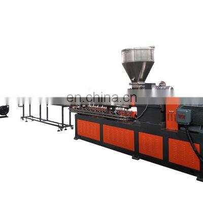 High productive calcium carbonate caco3 filler masterbatch twin screw extruder for filler color masterbatch making machine