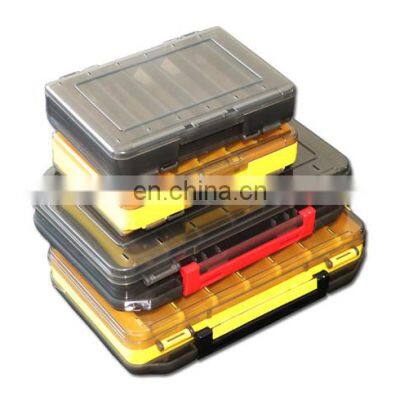 Wholesales Clear Plastic Fishing Tackle Box Bait Containers Double Sided lure Tackle Box