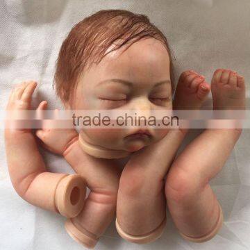 High Quality Vinyl Kit Body Silicone Reborn Doll Painted Baby Doll Kits photo-2