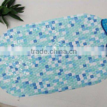 PVC bath printed bath mat mat anti-slip mat (JK-6636B)