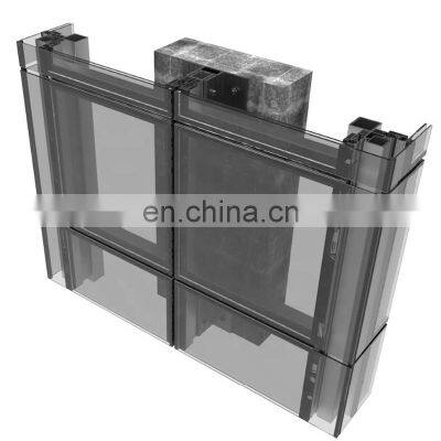 Structures glass curtain walls hidden frame glass curtain wall