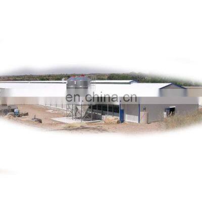 Modern Prefab Built Broiler Chicken Poultry Farm Layout and Design