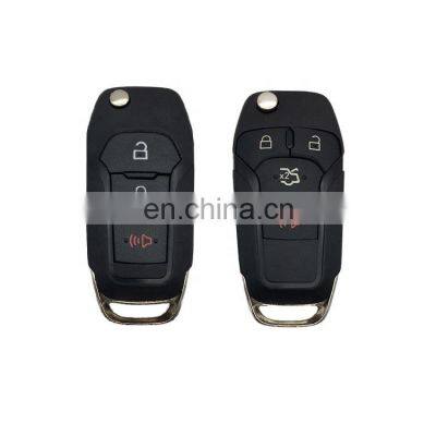 3 4 Button Car Remote Key Case Shell Cover Fob For Ford Fusion Escort Focus Mondeo Ranger