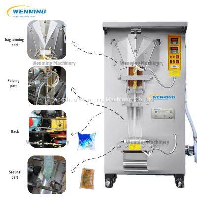 Automatic Milk Pouch Packing Machine Price Milk Packing Liquid Pouch Filling Machine photo-3