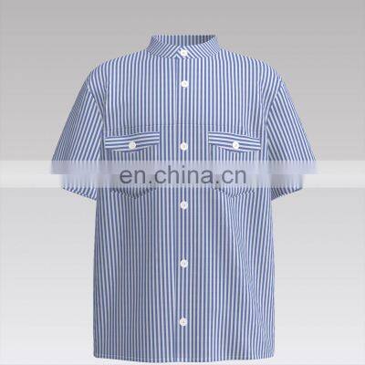 Оптовая хлопковая поплин для весенних и летних рубашек photo-3