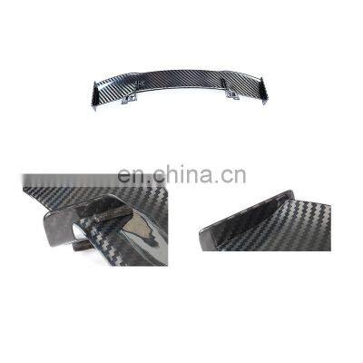 Latest Trend Customized Auto Accessories 3K Twill 100% Real Dry Carbon Fiber Rear Spoiler Wing for Universal Cars