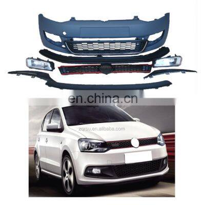 For VW Polo GTI front bumper assy for tuning parts pp material 2010