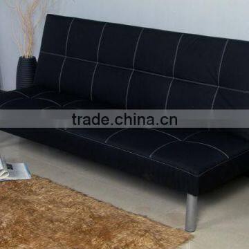 Black Leisure Sofa For Home/ Leisure Futon Sofa Sleeper