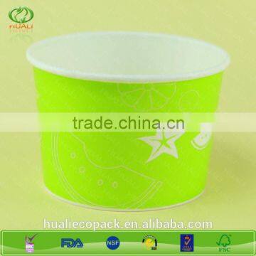 frozen yogurt paper bowl