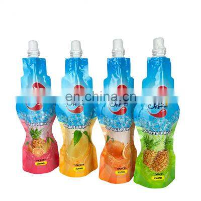 125ML 250ML 500ML suction nozzle doypack detergent drinking bag pouch