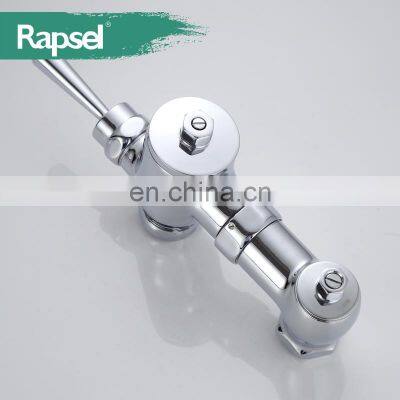 Quality Assurance Induction Delay Toilet Urinal Flush Valve Wall-mounted Button Delay Flush Toilet Valve photo-3