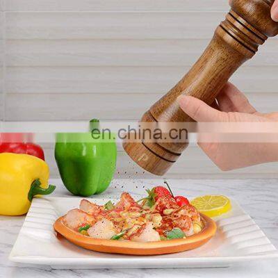 Wood Salt and Pepper Mill Set Pepper Grinder photo-4