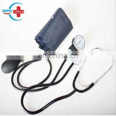 HC-G010A Aneroid Sphygmomanometer with dual head stethoscope/single head stethoscope