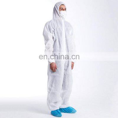 Disposable Full Body For Working Coveralls Clothing Anti Dust Coverall Safety Ppe Suit Ppe Bulk Isolation Gown