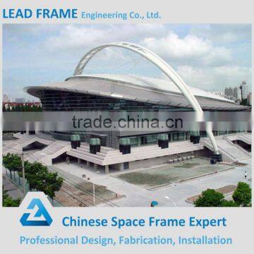 High quality anti rust steel space frame structure prefab gymnasium
