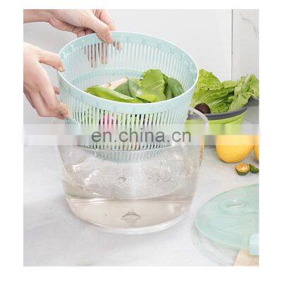 High Quality Easy to Use Multifunction Plastic Vegetable Good Grips Large Colander Salad Spinner photo-2