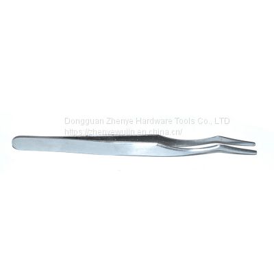 Multifunctional stainless steel arc tweezers false eyelash assistant arc tweezers good quality