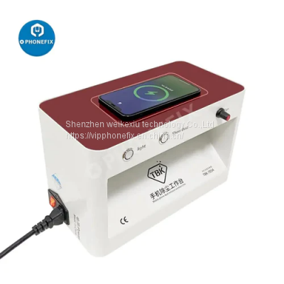 TBK-705A Mobile Phone Dust Removal Workbench LED Scratch Crack Detection Clean Bench photo-2