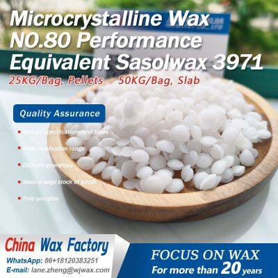 Microcrystalline Wax NO.80 Performance Equivalent Sasolwax 3971