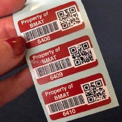 Customized Tracking Asset Tags Security Asset Labels photo-4