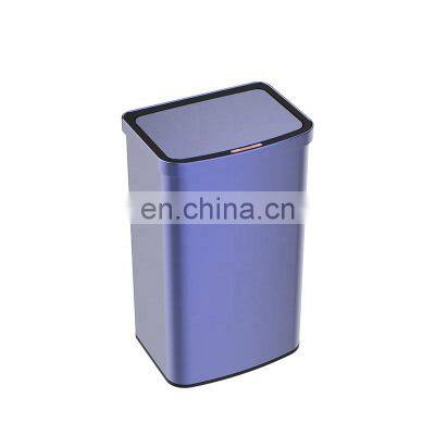 60 Liter powder coating sensor trash can stainless steel smart garbage bin