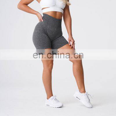 Tik Tok Hot Sale Seamless Yoga Shorts Scrunch Booty Butt Lift Short Pants High Waist Gym Fitness Running Wear Clothing