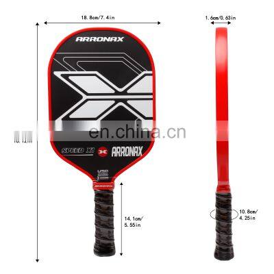 2024 Hot Sale USAPA USAPA Approved Pickleball Paddle carbon friction surface Pickleball Paddle 16mm