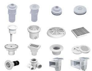 PIKES Swimming Pool Accessories Cleaner Pool Construct Plastic PVC Fittings For Swimming Pool photo-3