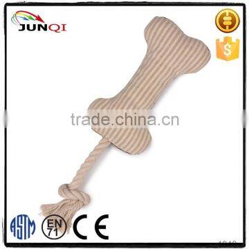 Custom Production Plush Pet Supplies Bone Shape Dog Toy