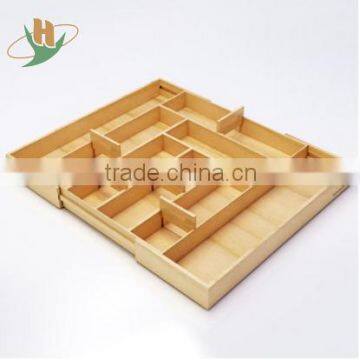 Multifunctional and Practical Bamboo Extensible Kitchen Utensils Cutlery Drawer Organizer Quality Choice photo-2