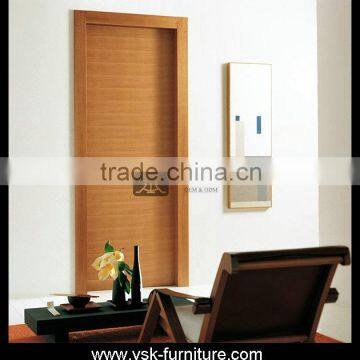 DO-069 Simple Birch Wood Veneer And MDF Door