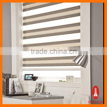 Most Popular Selling Motorized Dual Roller Zebra Blind With Best Price