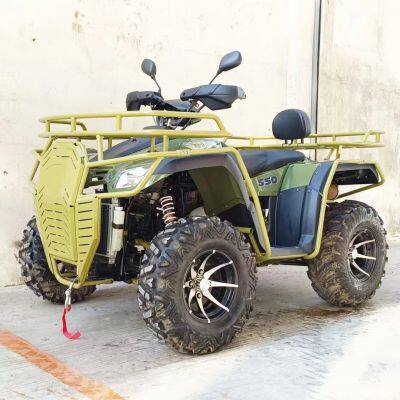 4WD Shaft Driving 350CC 4X4 Quad ATV With Safe Bumper and Big Power photo-4