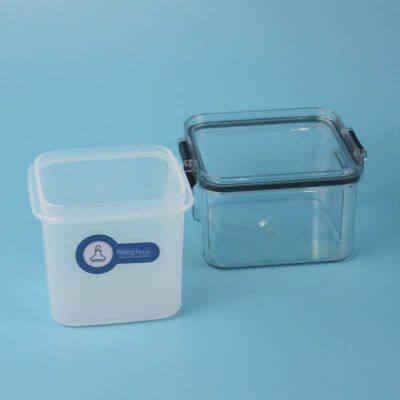 Pfa Food Storage Box, Square Vessel Made of Polytetrafluoroethylene, Acid and Alkali Resistant, Imported Square Box With Lid for Sealing photo-4