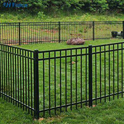 JH Fence Хэбэй, углеродистая сталь, современная домашняя безопасность, 6 футов, наружный садовый оградительный забор, экологически чистый, устойчивый к грызунам и гниению, легко собирается