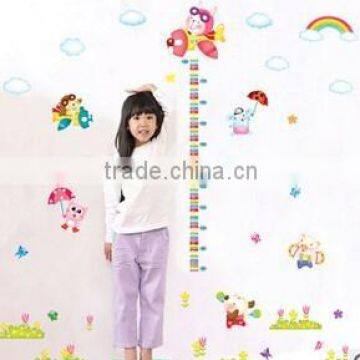 removable Children height measurement wall stickers