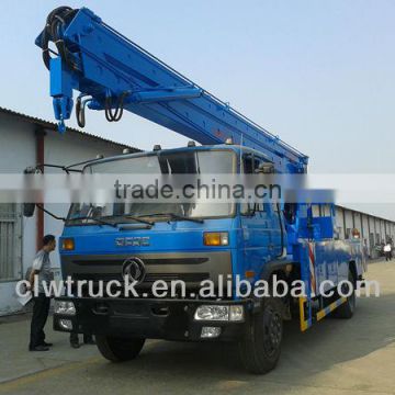 Dongfeng 4x2 truck mounted aerial work platform,18 meter telescopic boom lift