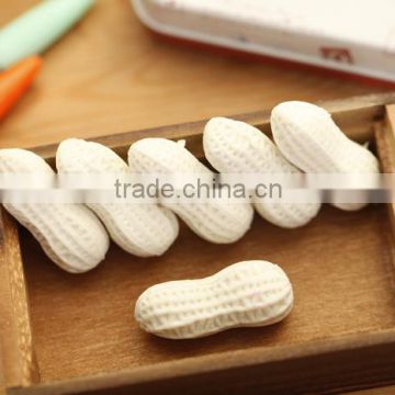 Cute Eraser Simulation of peanut eraser as Children's prizes price for 2pcs/set 0.02kg/set factory manufacture