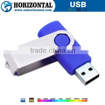 promotional usb flash drive swivel style with gift box