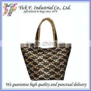 Pretty Black Lace Ladies Women Mini Tote bag