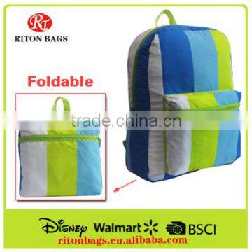 Top Seller 100% Good Feedback Top Quality Light Cheap Travel Foldable Backpacks