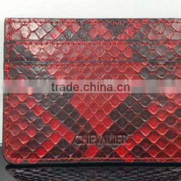 2016 New Genuine Python Card Holder With Higher Class Python Skin Standard For Business