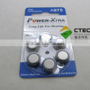 1.4V A675 Hearing Battery