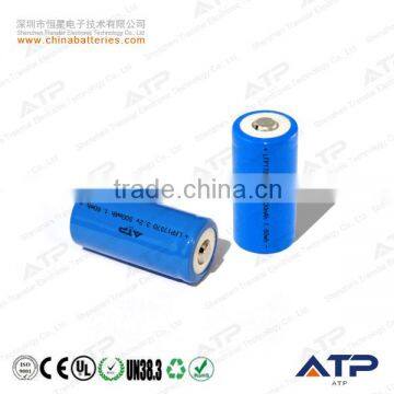 Cheap 17370 3.2V 500mah li ion battery / rechargeable battery 17370 Lifepo4 cell