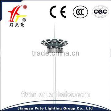 Customized Octagonal 15~35 Meter Ultra Brightness High Mast Lighting With LED Lamps or HPS Lamps & Auto Lifting System photo-3