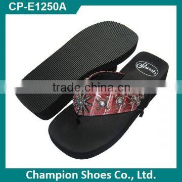 Ladies High Platform Flip Flops Wedge Platform Flip Flops