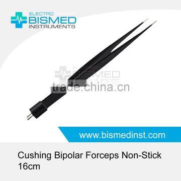 Cushing Bipolar Forceps Non-Stick 16cm